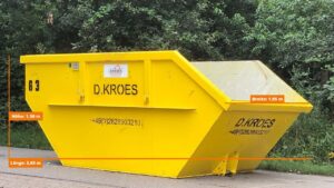 Absetzcontainer 7m³ mit Klappe